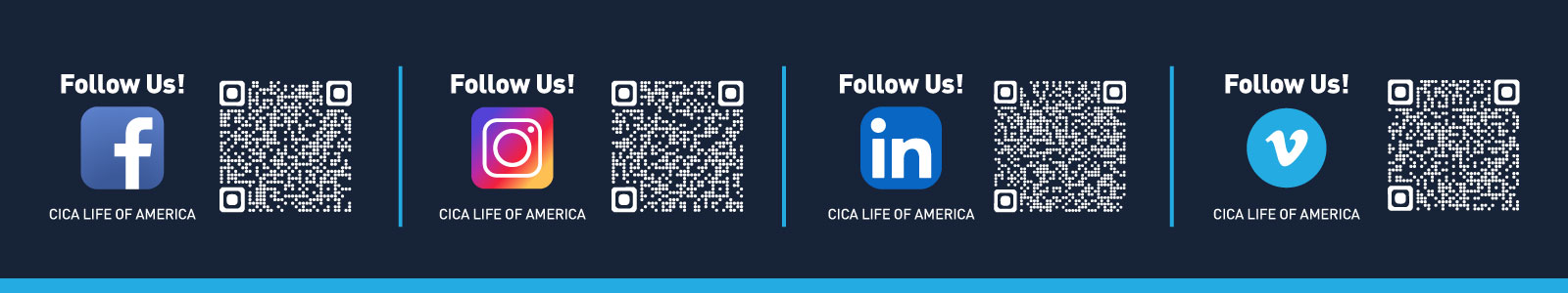 Follow CICA Life of America on Facebook, Instagram, LinkedIn, and Vimeo
